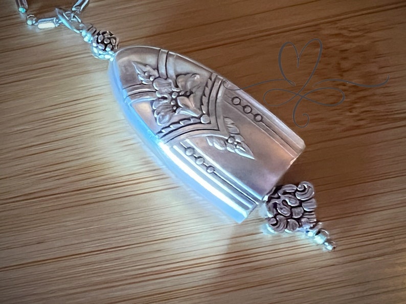 Vintage Silverware Bell • The 1945 "La Ronnie" Pattern • Made from the Hollow Handles of Silver-plated Silverware