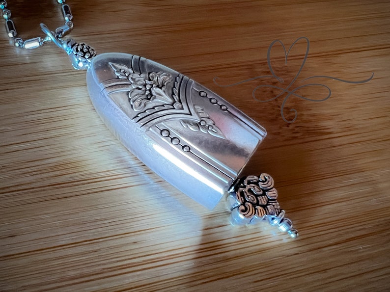 Vintage Silverware Bell • The 1945 "La Ronnie" Pattern • Made from the Hollow Handles of Silver-plated Silverware