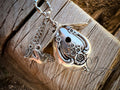 The 1951 "Magnolia" Silverware Birdhouse • Authentic, Vintage, Hollow Silver-plated Knife Birdhouse